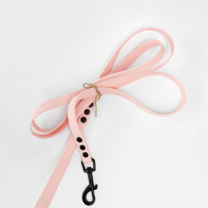 Smycz miejska wodoodporna - Pudrowy Róż