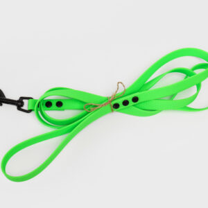 Smycz miejska wodoodporna - Jaskrawa Zieleń