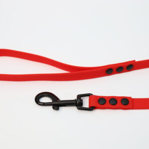 Smycz miejska wodoodporna - Czerwona